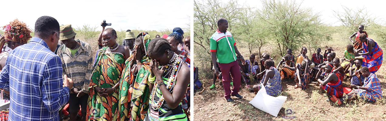 Dedicating the new borehole 