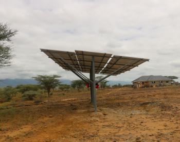 Picture of a Solar Panel at Olturot ~ Photo Credit: Rogers Wambua, CITAM