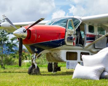 PNG plane on airstrip
