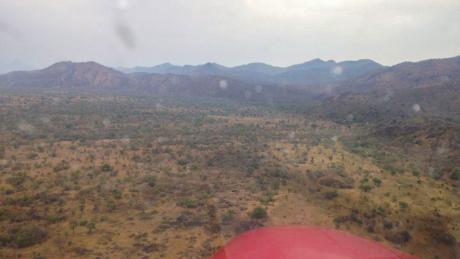 Landing in Arilo Eastern Equatoria State