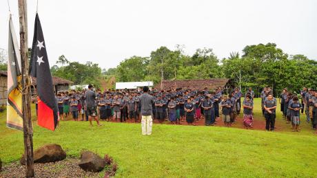  Nomad Mougulu High School morning assembly