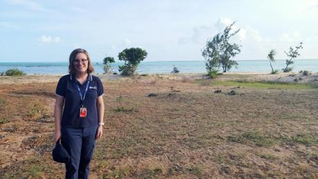 Melissa Higgins in Arnhem Land