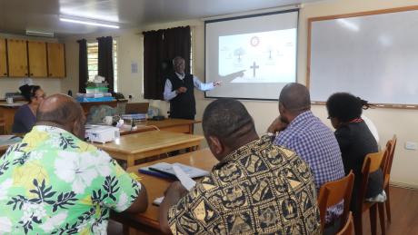 MAF Technologies employees and partners in a leadership training at the MAF Tecnologies office base