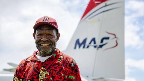 A man smiling