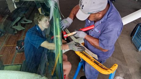 Nathaniel's work placement with MAF