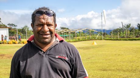 Norman Mondo, local leading cacao farmer