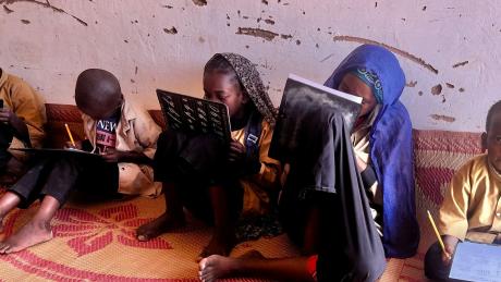 Children in the classroom