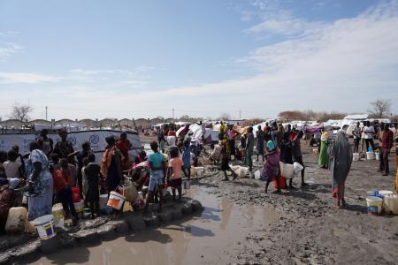 Refugee camp in Renk