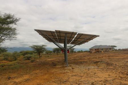 Picture of a Solar Panel at Olturot ~ Photo Credit: Rogers Wambua, CITAM