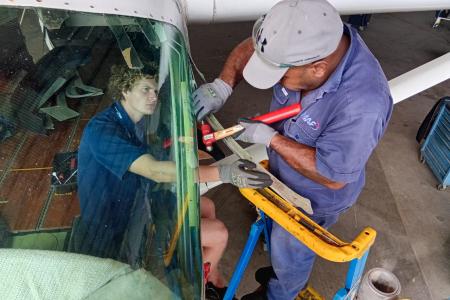 Nathaniel's work placement with MAF