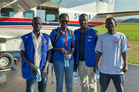 Medair Team prepare for the Cholera response