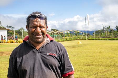 Norman Mondo, local leading cacao farmer