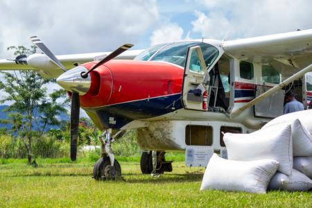 PNG plane on airstrip