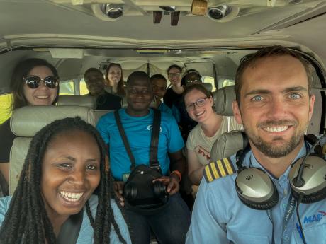 Lemurs and aircraft in Madagascar