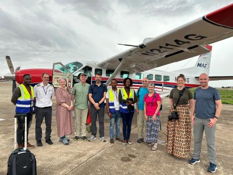 The PBT's team ready to fly with MAF