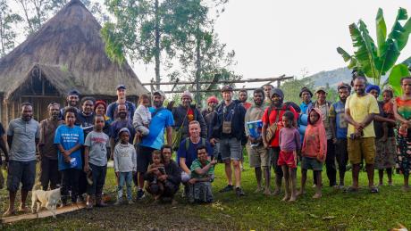 The Sengapi group before the hike