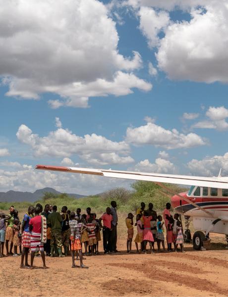 First landing in Amudat, Karamoja region of eastern Uganda, after a long runway closure during the Covid pandemic, and a subsequent runway rehabilitation.