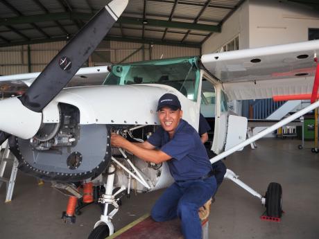 Engineer John working in Mareeba