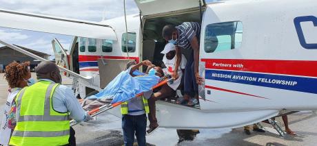 Ambassador Aviation (AA), in partnership with Mission Aviation Fellowship (MAF), is flying survivors to safety.