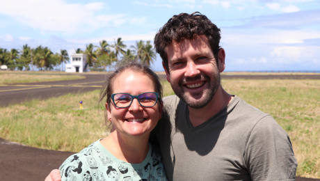 Rachel and Blake Tucker in Saint Marie