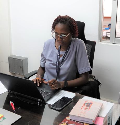 Brenda Mwaura - The Programmes Facilities and Logistics Manager 
