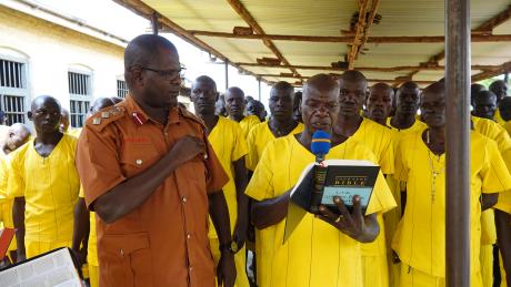 Prisoner passes the Bible reading test 