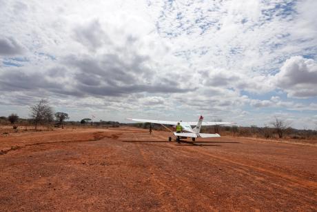 The Chidudu airstrip, a destination served by MAF Tanzania.