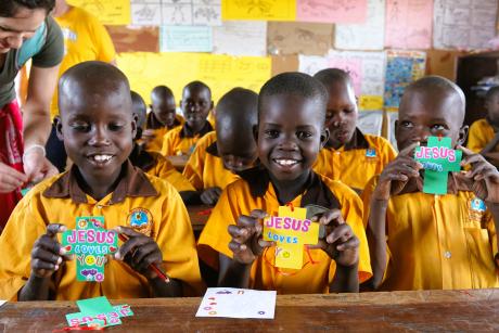 Children at Akigyeno school