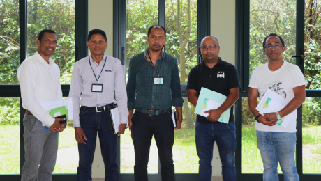 MAF Finance manager and OPS coordinator with SALAMA's Logistics team