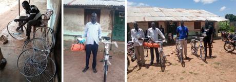 Bicyles arrive in Aweil 