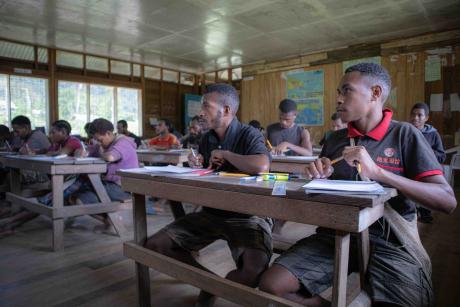 Students of Wanakipa Primary School