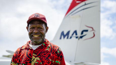 A man smiling