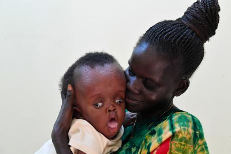 Baby Achirin with Mama Ayen 