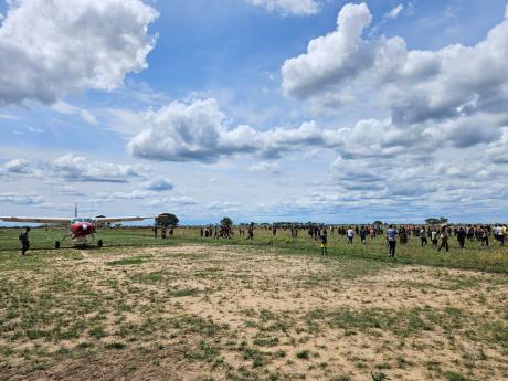 MAF plane at Bichibich airstrip