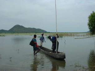 Trip to airstrip during rainy season