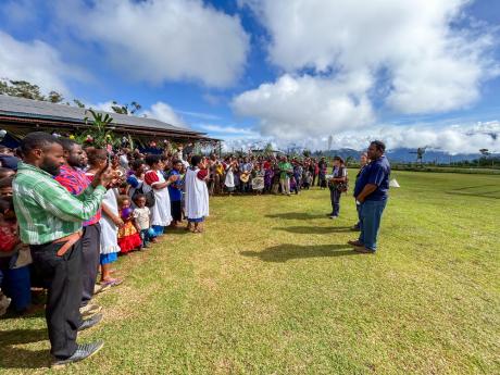 Rejoicing over new airstrip