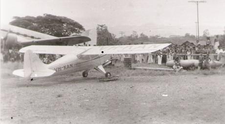 A small plane on a tarmac