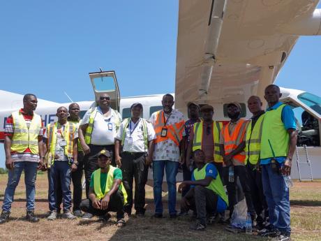 LCAA team with aircraft
