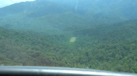 Kaiam airstrip aerial shot