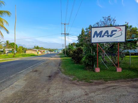 MAF sign in Buka